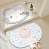 Instant Absorbent Bathroom Entrance Mat Set