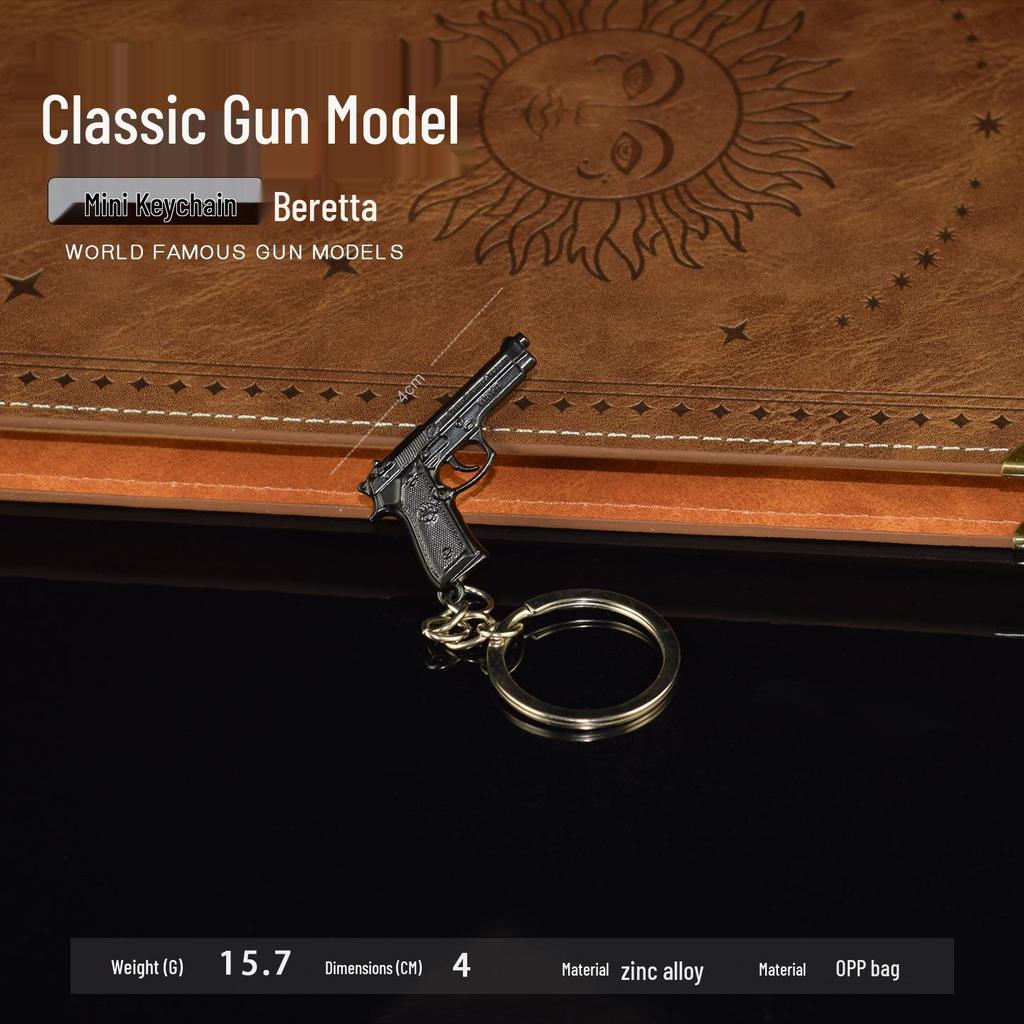 PUBG Frieden Schlüsselanhänger: Scorpion, Smith & Wesson Revolver, Luger P08, Colt, Mauser M1895 Modell