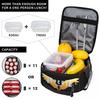 Hyperia Thorpe Park Logo Insulated Lunch Bag for Women Kids Portable Food Boxes Thermal Lunch Box Tote