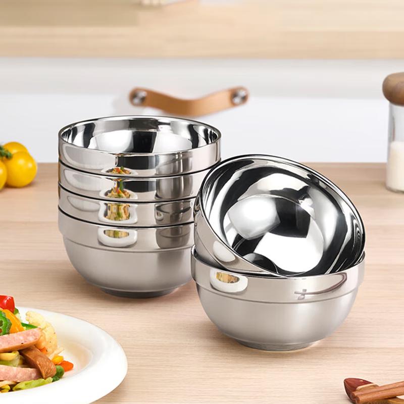 304 Stainless Steel Double-Layer Insulated Bowl