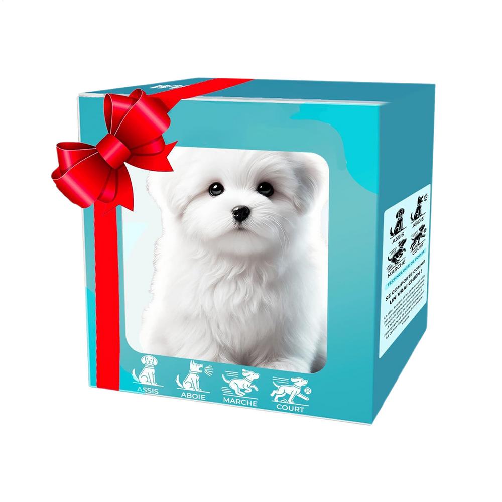 Interactief Robot Hond Speelgoed met Realistische Bewegingen Slimme Pluche Puppy die Loopt en Blaft Elektronische Huisdieren Hond voor Kinderen Verjaardag