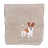 Imabari Towel Handkerchief - Jack Russell Terrier, Gray [Hello Dog]