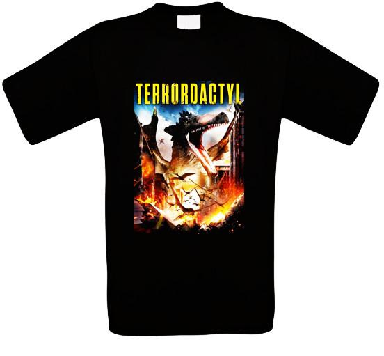 Terrordactyl Killer Dinosaur Horror Cult Movie TShirt Unisex T-Shirt XXXL