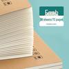 16K Kraft Paper Exercise Book: Notebook for Primary & Junior High School English, Composition, Language & Math - Horizontal Lines