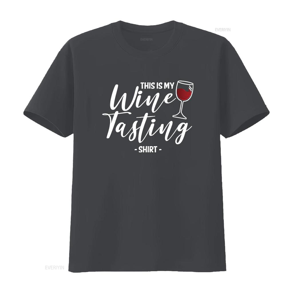 Womens This Is My Wine Tasting T Shirt Wining Cork Red Vino Drinking Vintage Washed Soft Graphic Stretched Unisex Versatile