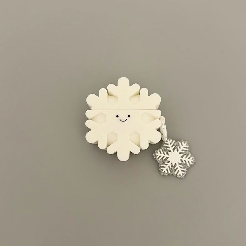 

Villain Airpods4 Protective Case Suitable for Apple 1/2 Generation Wireless Bluetooth Earbuds Case Pro3 Generation Silicone Soft Young Adult Heart AirPods pro/pro2 Snowflake Expression (Send Hook)