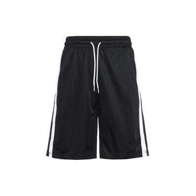 Side Stripe Print Loose Shorts Men Bottoms Black GK8382
