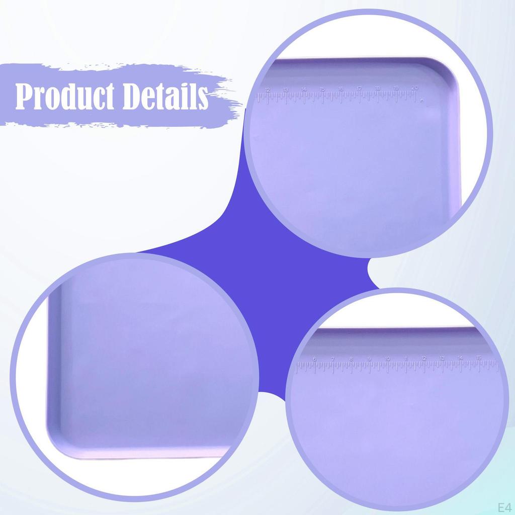 Non-Stick Silicone Painting Mat for DIY Resin Clay Molding Multi-Purpose Easy Clean Washable 61 X 40