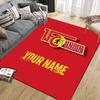 Gepersonaliseerde Naam, FC Union Berlin Thuis Sofa Decoratie voor Woonkamer & Slaapkamer, Antislip Speel Flanellen Vloermat voor Speelkamer