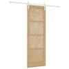 Sliding Door Natural and White 73.5 X 211 Cm