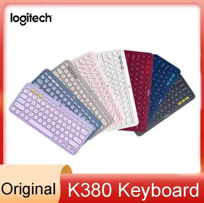 Logitech K380 Bluetooth Keyboard Laptop Phone iPad Tablet MAC Thin Film Keyboard Ultra Thin Portable Office Keyboard