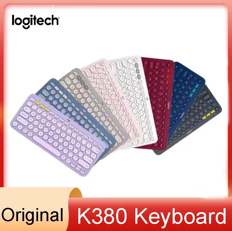 Logitech K380 Bluetooth Keyboard Laptop Phone iPad Tablet MAC Thin Film Keyboard Ultra Thin Portable Office Keyboard