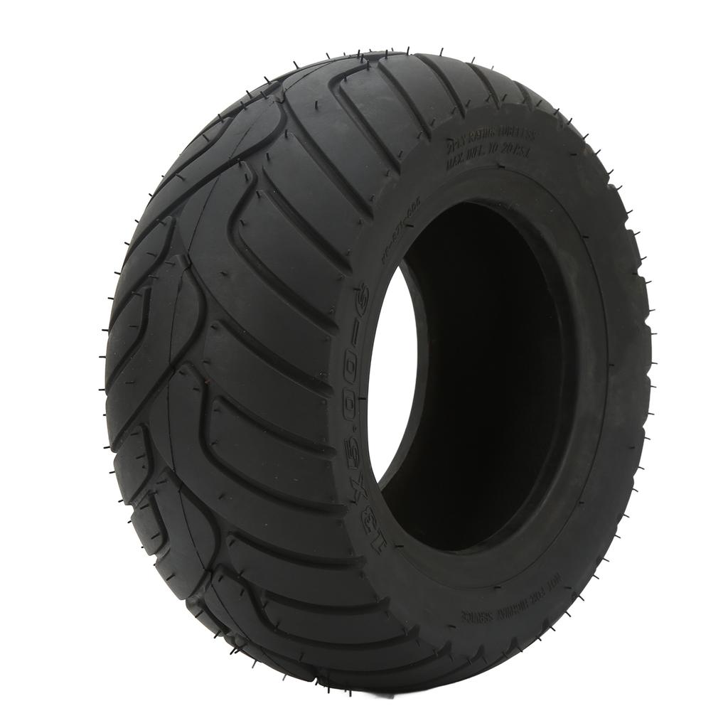 Rubber Tire Shock Absorption Anti Skid Vacuum Tubeless Tire Replacement for Go Kart Electric Scooter 13in