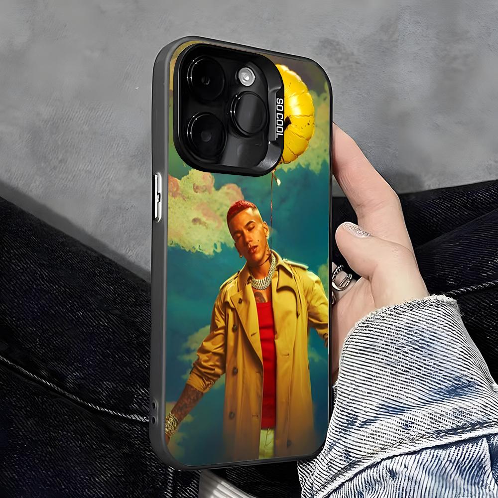 

Sfera Ebbasta Singer Phone Case For IPhone 17 Pro Max 16 Pro Max 15 14 13 11 12 Mini Xs X Xr 7 8 Plus Se Color Silver Cover iPhone 14 Pro
