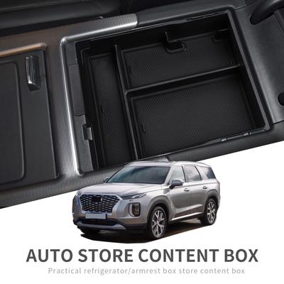 For Hyundai Palisade 2025 + Center Console Armrest Storage Box Tray Organizer Interior Accessories Tidying
