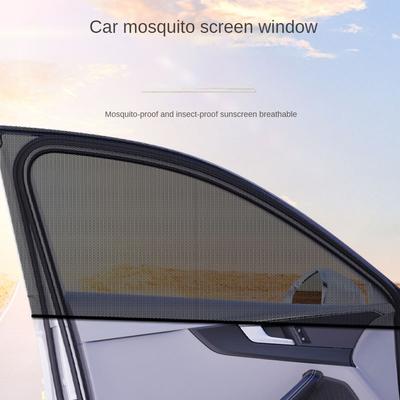 Cortinas e telas para carros, proteção solar contra mosquitos e insetos, ventilação, isolamento térmico, para-sol para janelas de carros