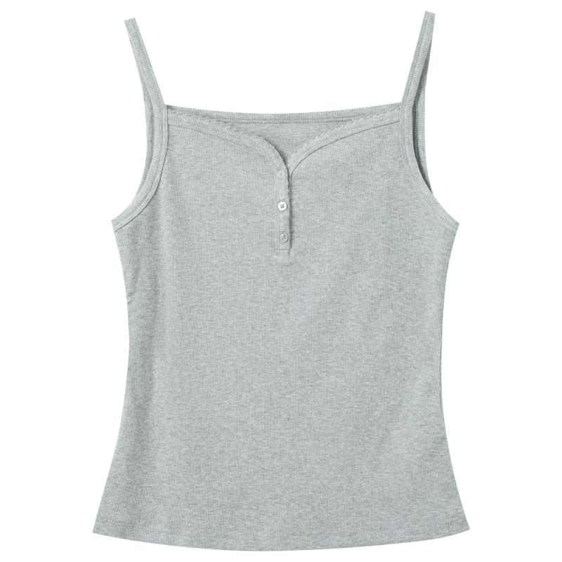 

Sancai Plus Size V-Neck Knitted Camisole Top L