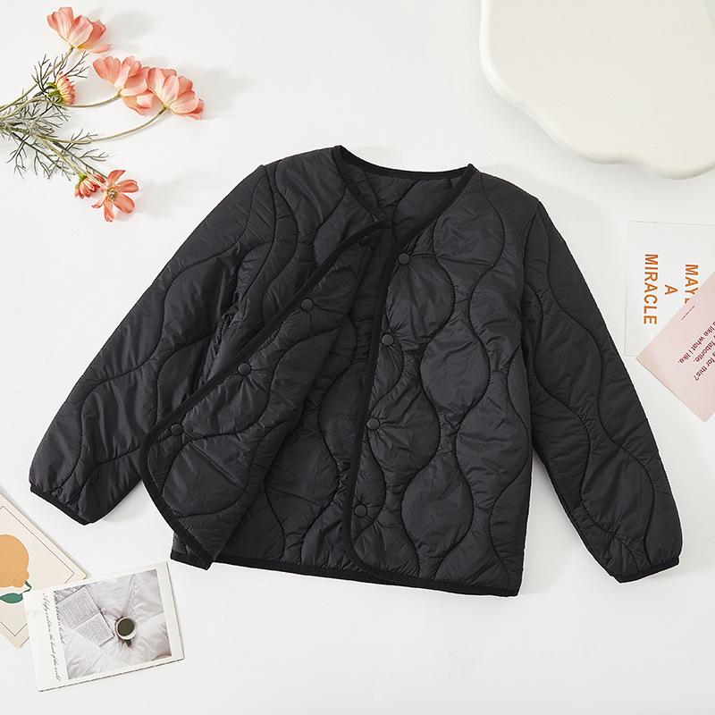 

Детская утепленная куртка из шерсти и пуха: Теплая форма с длинным рукавом для мальчиков и девочек 170 (Height 160-170cm) чёрный