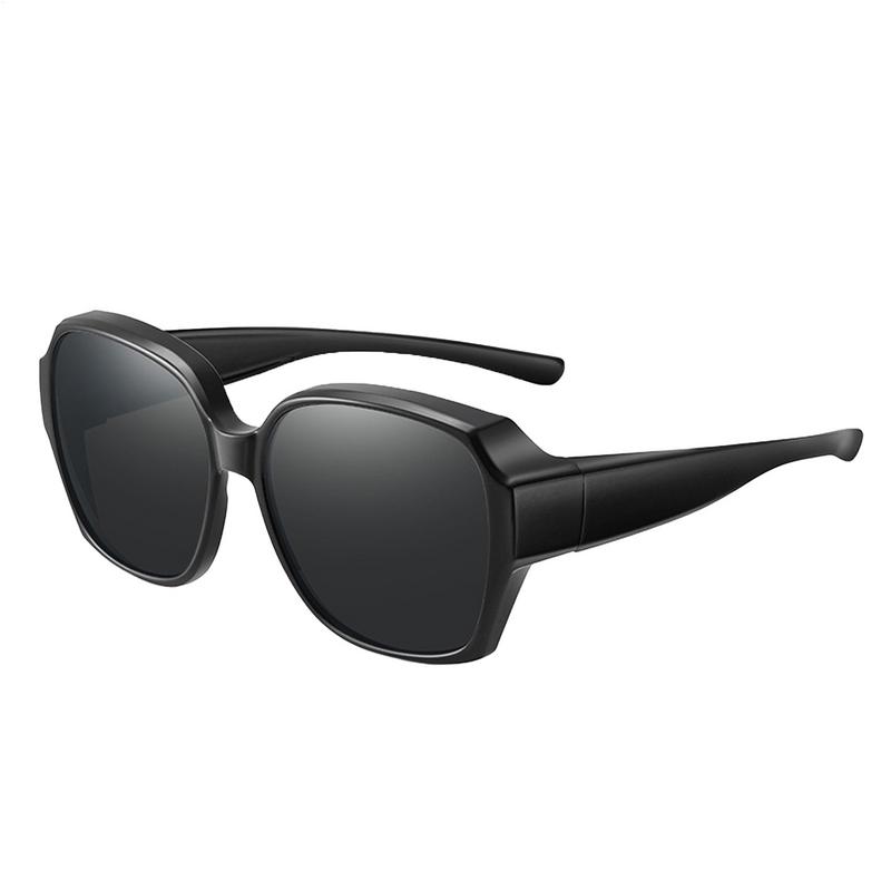 Polarized Fit Over Glasses Sunglasses Fitover Wrap Around Eyewear Anti-UV Sunglasses Unisex Eyewear Outdoor Travel Sun Glasses