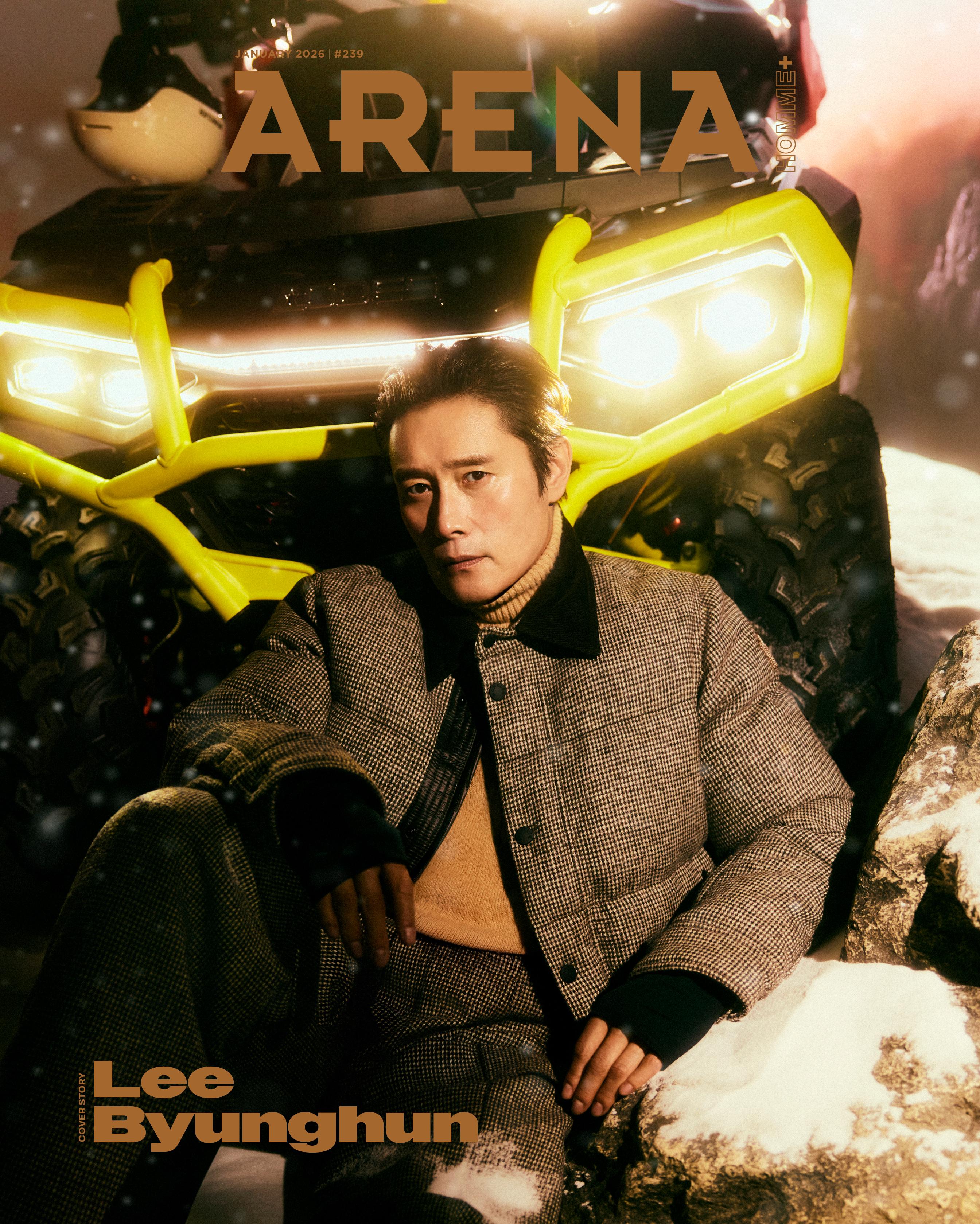 Arena Homme+ Korea 2026 ЯНВАРЬ Ли Бёнхон, Пак Хэсу, Ли Чансоб, Ан Сонджэ, Ли Мусэн, NexG, KSTAR Cover A