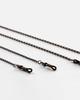 Seupeulingseuteulingseu Simple Chain Eyeglass Strap [Black]