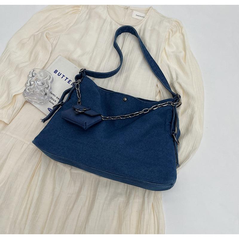 Armpit Bag Women Casual Large Capacity Denim Tote 2025 New Hundred Commuter Crossbody Bag