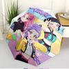 KPop Demon Hunters Print Automatic Open Close Umbrella, Portable Foldable Umbrella, for Outdoor Commute Camping Trip, Ideal Birthday Gift