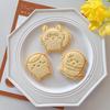 3 Stück Keksausstecher Plätzchenausstecher DIY Haustier-Snackform Cartoon Kawaii Keksform Kastanien Gedämpfte Kekse Dessert Backwerkzeuge