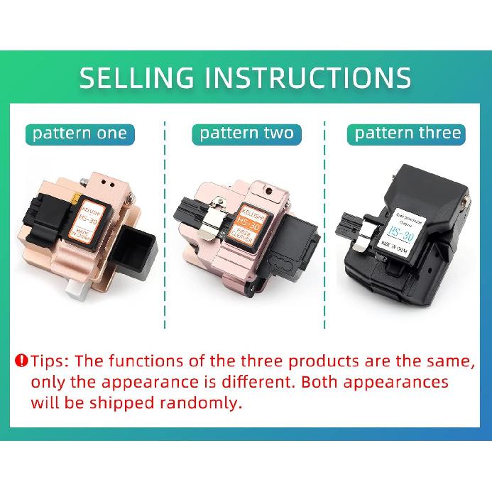 

KELUSHI Высокоточный скалыватель оптического волокна HS-30 Режущий инструмент для оптоволокна с 48000 сколов