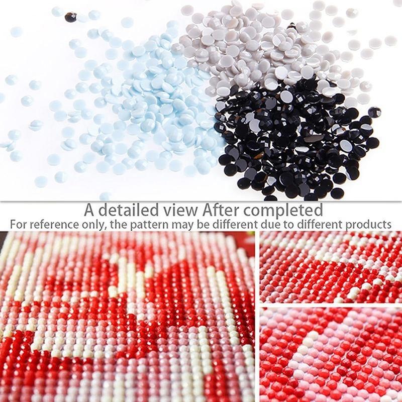 40*46cm 5D DIY Diamond Painting Rose Flower 3D Cross Stitch Diamond Embroidery Flores Embroidery Dia