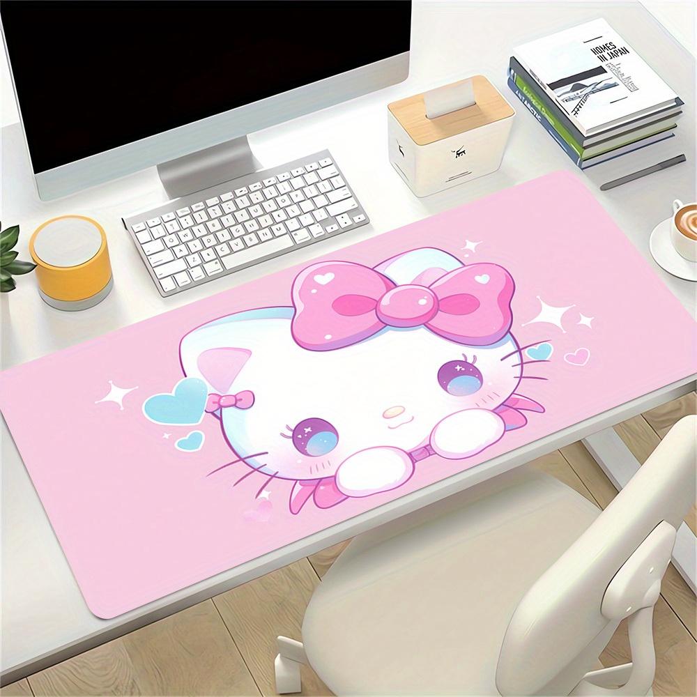 1pc Hello Kitty Cute PastelComputer Pad with Vibrant Game Machine Print, Mouse Pads for Desk0515010