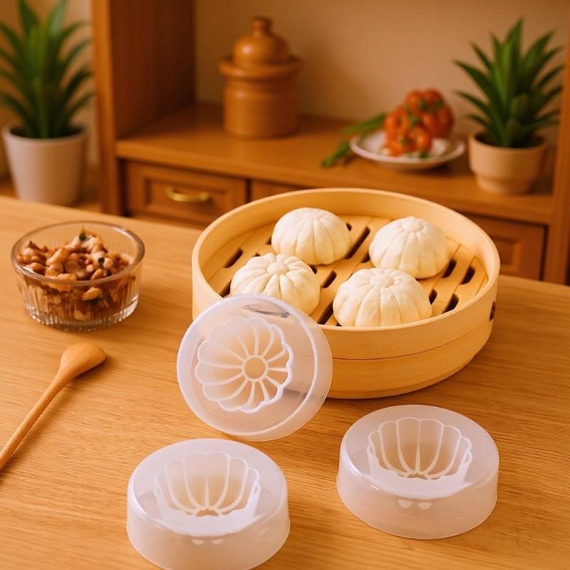 DIY Manual Steamed Buns Mold Dough Shaping Tool for Pastries And Snacks Kitchen Baking Accessories