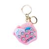 Mini Silicone Fun Whacamole Keychain For Car And Backpack Adorable Gift