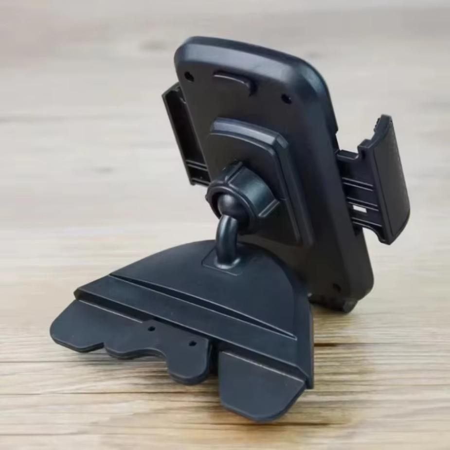 360° Rotatable Universal Car Phone Mount Stand CD Slot One-Touch Release Car Phone Holder for 4-12 Inch Mobile Phone and Tablet