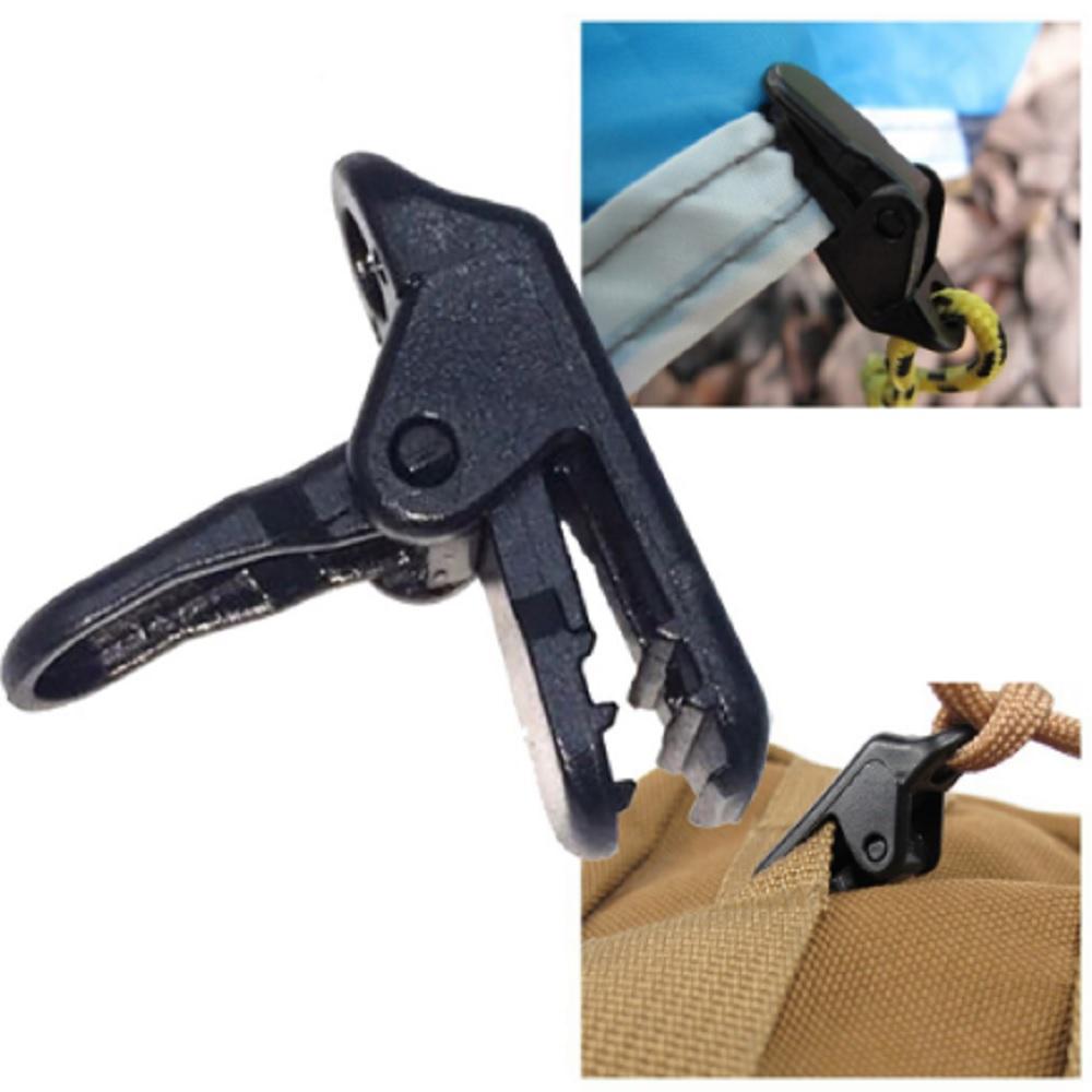 60 STK Gjenbrukbar Heavy Alligator Camping Telt Markise Tarp Clips Fast klemme Krokodille Clips
