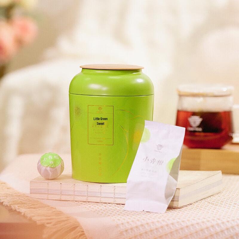 TAETEA Xinhui Small Green Tangerine Ripe Pu-erh Tea 110g Can