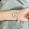 Sweet Beaded Bracelet Zinc Zinc Alloy Simple Bracelet Bangle Butterfly Pendant Bracelet  Daily