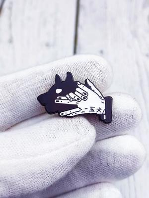 Kreativní slitinová brož Kreativní doplňky Odznak
