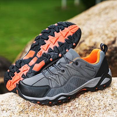 Four Seasons Low Top Outdoor Hiking Shoes Large Size Fashion Sports Running Shoes Men's Non-slip Breathable Casual Shoes