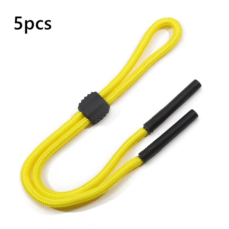 1/5pcNon-Slip Sunglasses Rope Unisex Outdoors Sports Glasses Cord Women Men Eyeglasses Eyewear Cord Elastic Polyester Neck Strap
