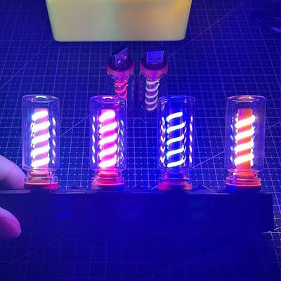 1 Adet El Yapımı Kendin Yap Kamp Işığı Led Esnek Retro Usb Ampul Günlük Aydınlatma İçin Kabarcık Atmosfer Lambası