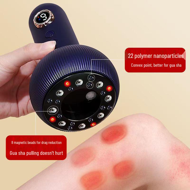 Electric Intelligent Cupping and Scraping Massager for Body Meridian Therapy