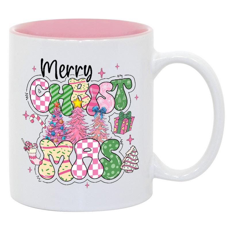 Christmas Christmas Ceramic Coffee Mug Santa Tea Mug Movies Tree Mug