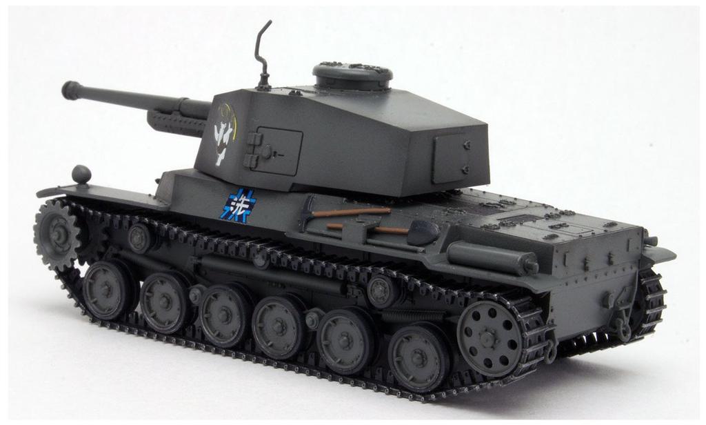 Platz Girls Panzer Final Chapter Tipo 3 Tanque Médio Chinu Anteater Team Escala Modelo Plástico & 1/72 GP72-19