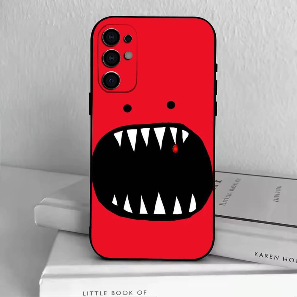 

D- Funny Graffiti Phone Case For Samsung S25,S24,S21,S22,S23,S30,Ultra,S20,Plus,Fe,Lite,Note,10,Black Cover Samsung S25