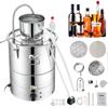 VEVOR Essential Oil Still Water Distiller 49.2L with Thumper Keg & Water Pump