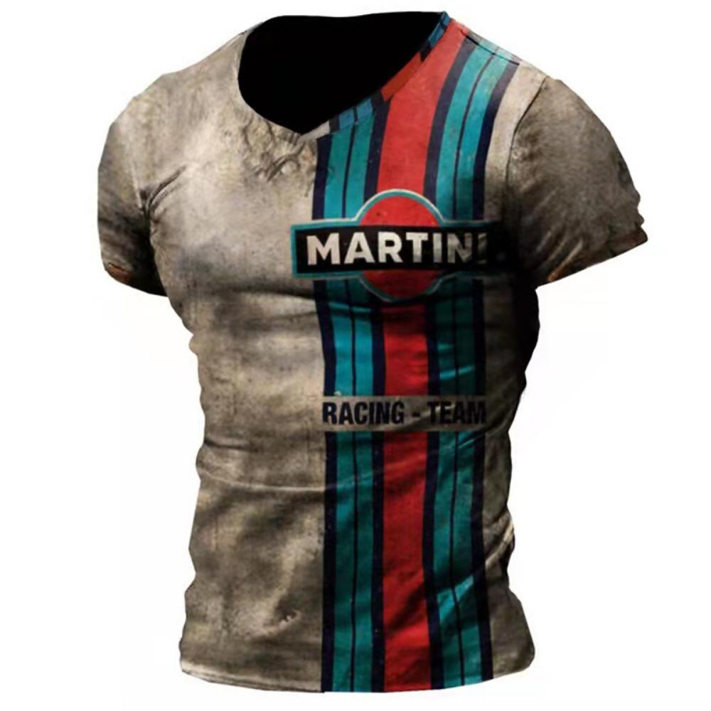 Summer Men's T Shirt 3D Printed American Top Short Sleeve Quick Dry Vintage T Shirt Men's O Neck Pullover Oversized Sportswear