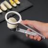 Stainless Steel Egg Slicer Manual Kitchen Tool Egg Slicer For Hard Boiled Eggs for Salad Meal Prep