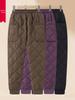 2025 Autumn/Winter Warm Elastic Waist Cotton Pants for Middle-Aged & Elderly Women - High Waist Slim Fit