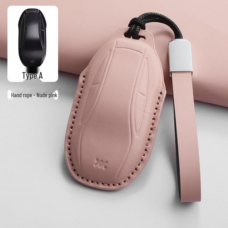 

Zhiji L7 Smart Key Cover - Textured Black for LS7 Car Interior